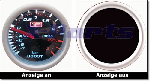 Plasma ladedruckanzeige 52mm - 52mm, 3